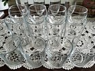 Used Glass Drink Set For 4 People