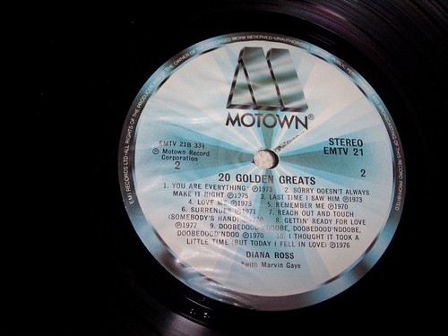 LP--DIANA ROSS--20 GOLDEN GREATS **UK ISSUE** *NM VINYL* #1610 - Picture 8 of 8