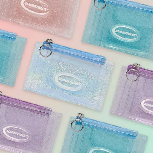 Original Almost Blue Twinkle Card Coin Wallet Purse Neck Lace Strap Women  Ladies | eBay