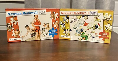 Norman Rockwell 500 Piece Puzzles Lot of 2 - BRAND NEW SEALED | eBay