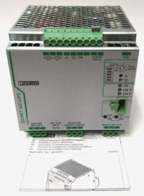 PHOENIX CONTACT UNINTERRUPTIBLE POWER SUPPLY QUINT-UPS/1AC/1AC/500 VA