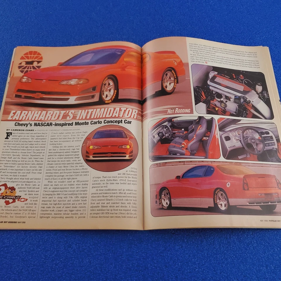 POPULAR HOT RODDING: INTIMIDATOR CONCEPT CAR NASCAR FOR THE STREET? MAY 1998 - Image 2 of 4
