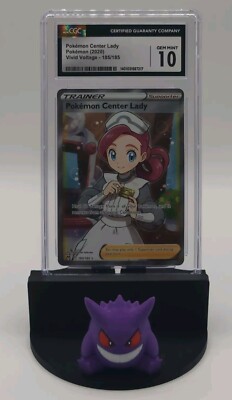 Pokémon TCG Pokémon Center Lady Vivid Voltage 185/185 Full Art CGC
