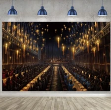 Harry Potter Hogwarts Wall Tapestry 3x5 - New 🕯️