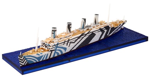 F-Toys Navy Kit Revival Of The TiTanic Vol 3 Olympic Britannic Ocean Liner Model - Picture 4 of 14