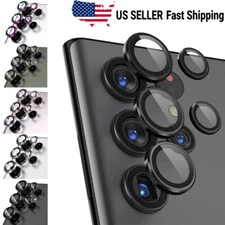 For Samsung Galaxy S23 Ultra S23 Plus Metal Rings Camera Lens Protector Cover