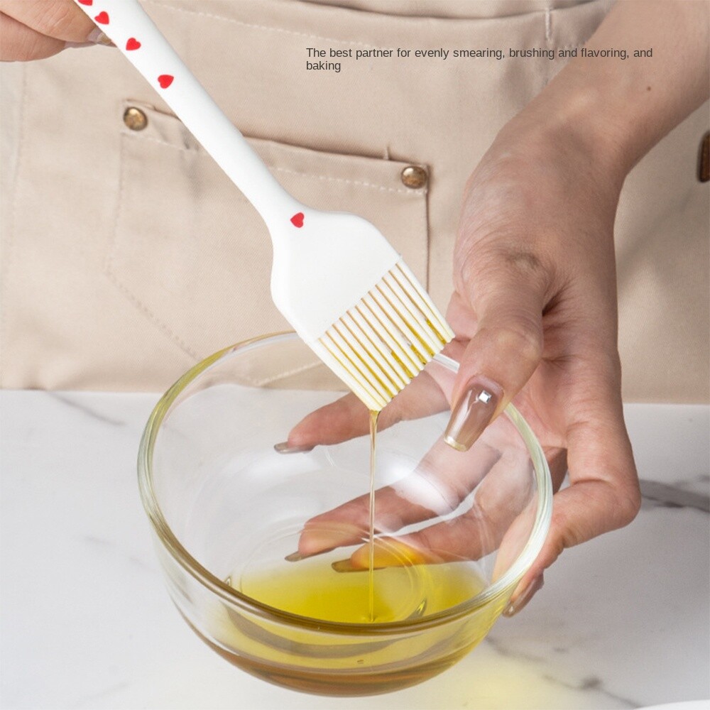 4 Pcs Heat Resistant Silicone Spatula Set Silicone Basting Brush Pizza