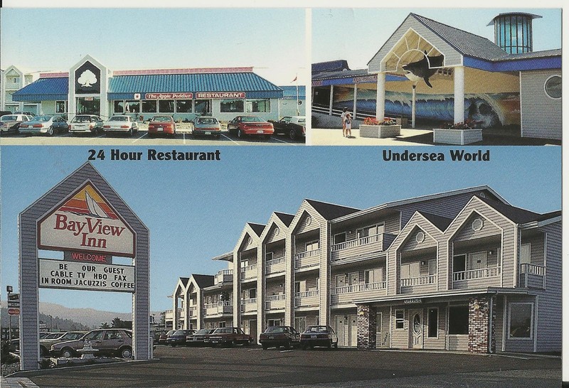 NICE  PHOTO POSTCARD    BAY VIEW INN CRESCENT CITY CALIFORNIA 
