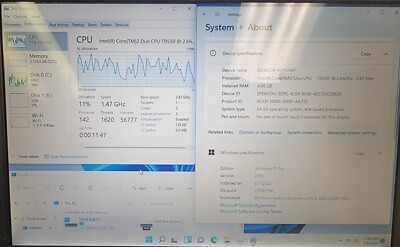 Dell Vostro 1220 Core 2 Duo T9550 2.66 GHz 4 GB RAM 320 GB HDD