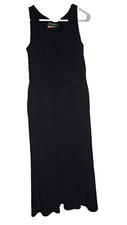 Lauren RALPH LAUREN Dress Black Sleeveless Cocktail Ruched Faux Wrap Size 6