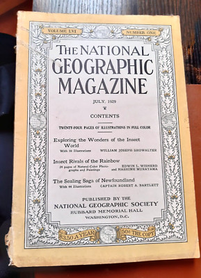 THE NATIONAL GEOGRAPHIC MAGAZINE (JULI 1929 BAND LVI N.1)