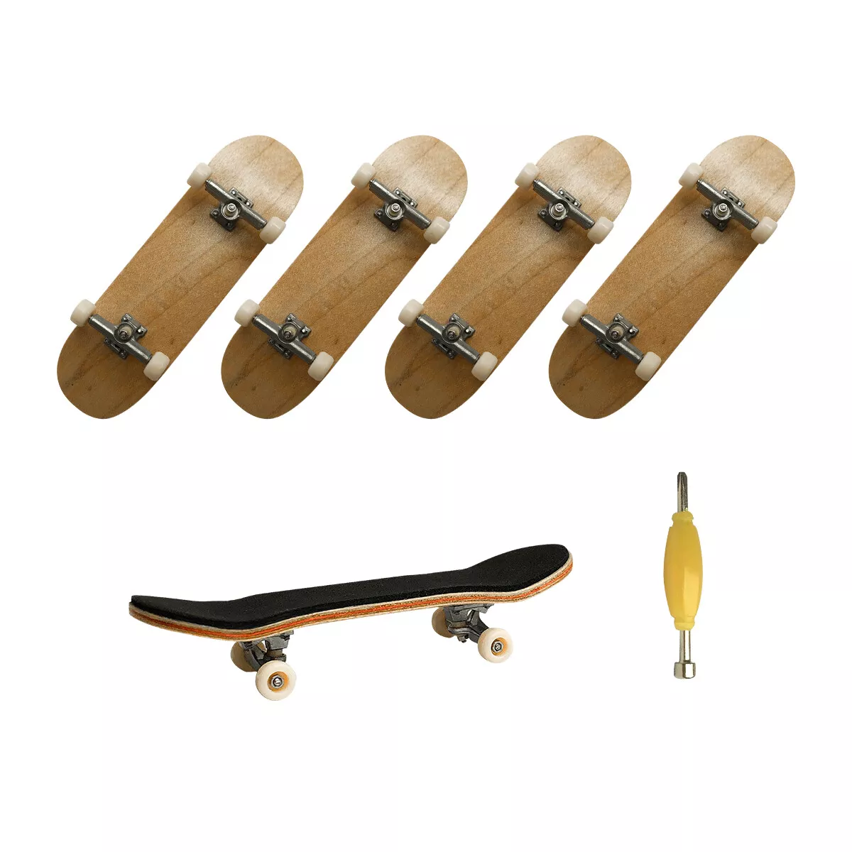 New 1 Pcs Mini Finger Skateboard Fingerboard Skate Board Kids