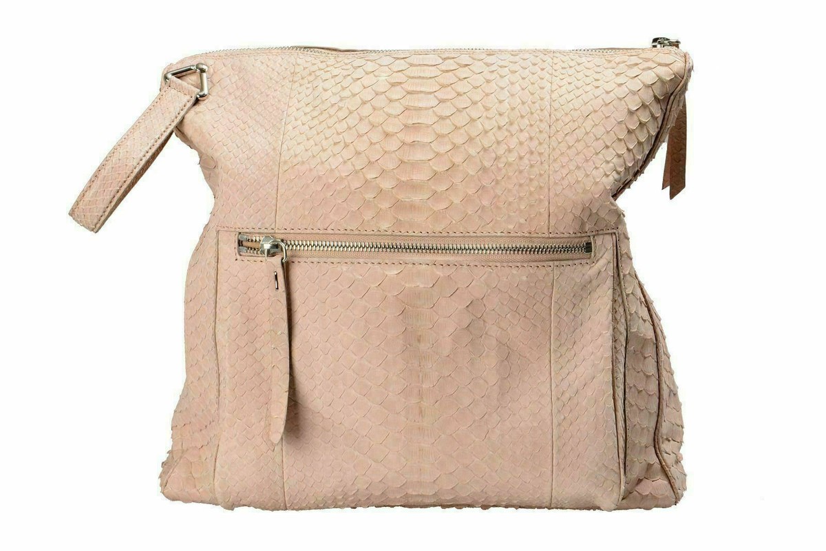 Maison Margiela 11 Women's Beige Python & Leather Handbag