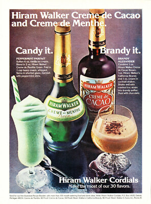 HIRAM WALKER magazine AD #5 RARE 1976 OUT OF PRINT VINTAGE