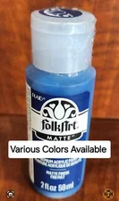 Folkart Acrylic Paint 2 oz Bottles Various Colors! New!