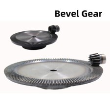 Bevel 0.8 - 3 Mod Gear 13-160 Teeth Transmission Gears Bevel Teeth 90� 45# Steel