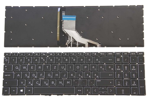 Backlit Hungarian Keyboard for HP Gaming 15-DK 15-CX 15-EC 17-CD 16-A 16t-A - Picture 4 of 5