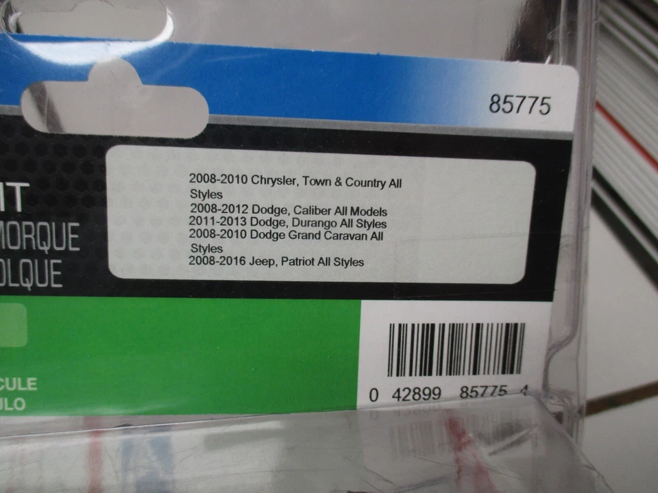 KIT DE CABLEADO REMOLQUE REESE COMPATIBLE CON DODGE, JEEP, CHRYSLER 85775 NUEVO Foto 2 de 3