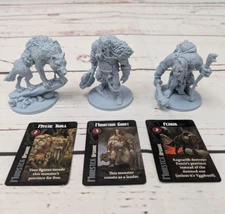CMON Blood Rage Fenrir, Mountain Giant, Mystic Troll Set Kickstarter Promos OOP