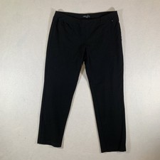 Eileen Fisher Washable Viscose Pant Women's Medium Straight Leg Minimalist