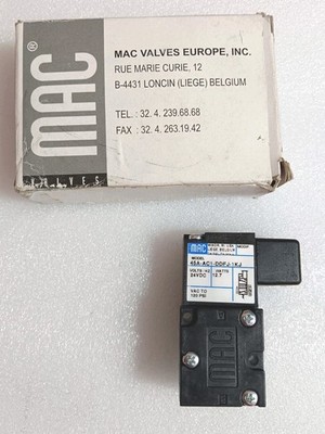 MAC Model 45A-AC1-DDFJ-1KJ Solenoid Valve 24VDC New