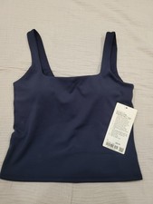 lululemon Wunder Under SmoothCover Tank TopLight Support, A/B Cup Size 8 True Na