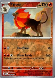 Pyroar 016/131 Prismatic Evolutions Reverse Holo