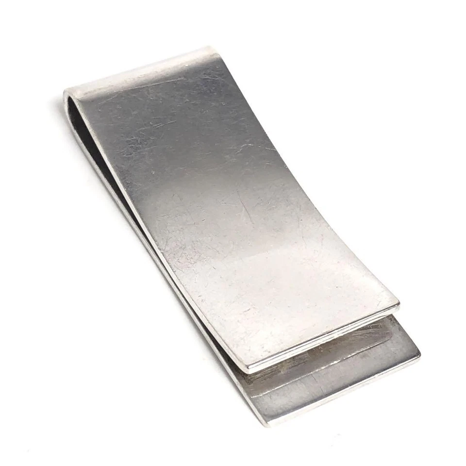 Clip de dinero BVLGARI Bvlgari para hombre plata 925 negro artículo usado para hombres Japón Foto 4 de 4