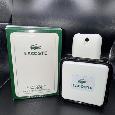 Vintage Lacoste Original 3.3/ 100ml Eau de Toilette Men NEW IN BOX 1990s 1980s