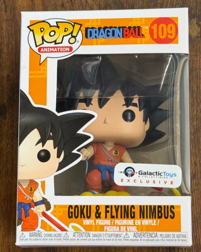 Funko Pop! Vinyl: Dragon Ball Z - Goku (w/ Nimbus) #109 Galactic Toys Exclusive