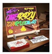 Doodle Glow Board -13.7'' X 10" LED Drawing Board for Room/Store/Festival