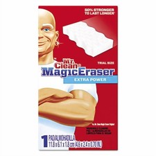 Mr. Clean Magic Eraser Extra Durable 4 3/5" x 2 2/5" 7/10" Thick White 30/Car...