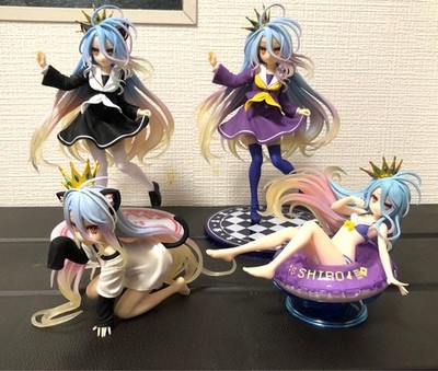 No Game No Life Taito Limited Edition Figur 4er Set Sammlerstück Anime Spielzeug