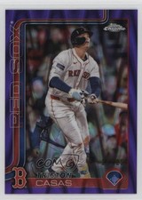 2025 Topps Chrome Purple RayWave Refractor /250 Triston Casas #192 11xg