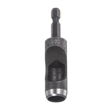 HARFINGTON Leather Hollow Punch Hex Shank for Drills, 1/2" Dia Hole 1/2 inch 