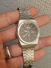 Orologio Seiko Alarm Quartz 7223 6000 Classico Vintage Unisex 35mm Polso 20cm