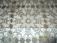 Beautiful Vintage Handmade Large Unique Style Tablecloth (48" x 60")