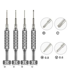 Aluminum Alloy Phone Repair Opening Pry Tool Screwdriver Set For iPhone iPad Mac