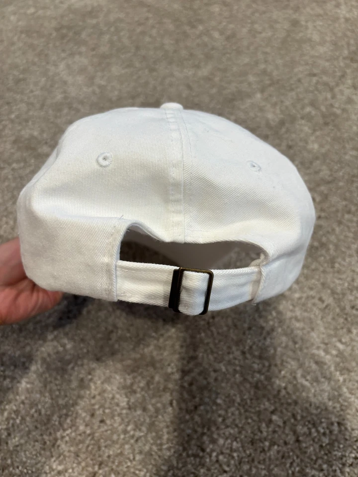 Brandy Melville/John Galt Blanco Nueva York EE. UU. Azul Bordado Papá Sombrero/Gorra OS Foto 4 de 4