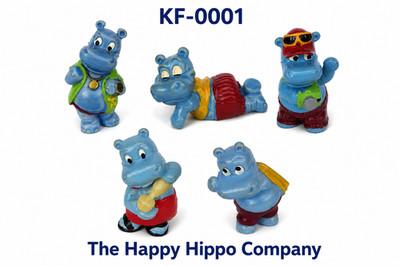 Kinder Überraschung   The Happy Hippo Company   5 Original Ferrero Figuren