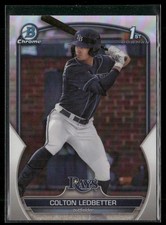 Colton Ledbetter 2023 Bowman Draft Chrome Refractors Tampa Bay Rays #BDC-34