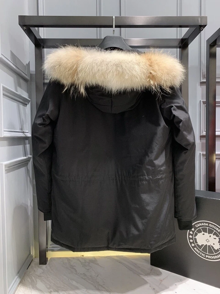 Jaqueta masculina preta tamanho S-XXL Canada Goose frete grátis - Imagem 3 de 4