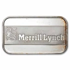 1 oz Silver Bar - Merrill Lynch