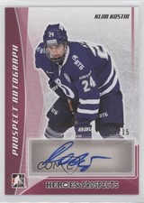 2016 Leaf ITG Heroes & Prospects Prospect Red 11/15 Klim Kostin #PA-KK1 Auto 4f5