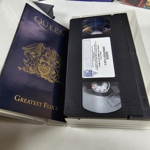 Queen VHS Bundle Lot Champions of the World Greatest Flix Wembley We Will Rock - Picture 3 of 7