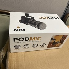 Rode PodMic Dynamic Podcasting Microphone PODMICW