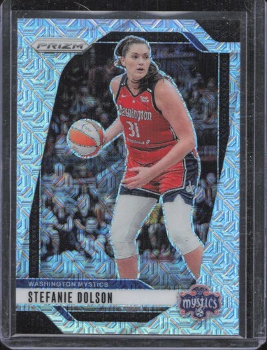 2024 Panini Prizm WNBA #34 Stefanie Dolson Mojo Prizms /25