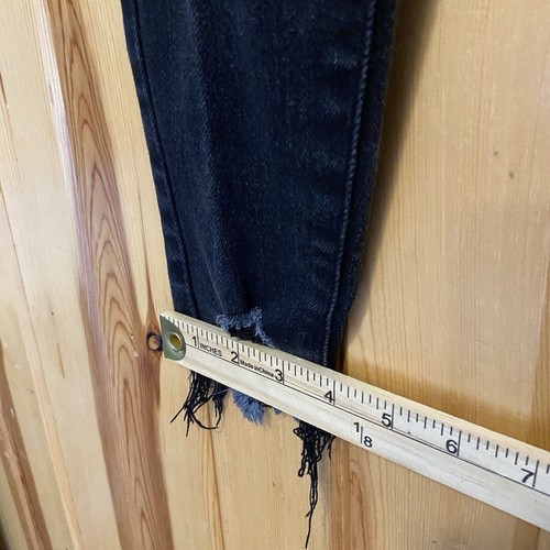 Kancan Jeans Damen Gr. 3/25 Skinny High Rise Schwarz Distressed Straight - Bild 9 von 11