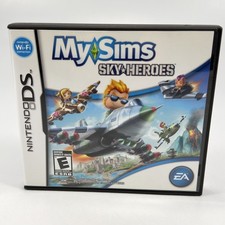 MySims Sky Heroes Nintendo DS 2010 EA Video Game CIB Cartridge Case Manual