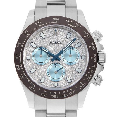 ROLEX Cosmograph Daytona 116506 Pave Diamond x Ice Blue Zufallszahl Sekunde...